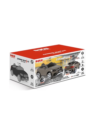 Dolu Grandex 12 Volt Kumandalı Akülü Araba Gri