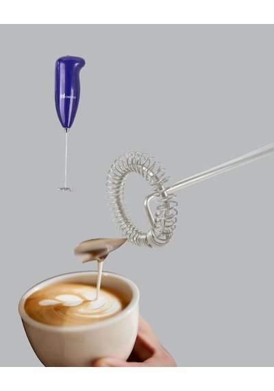 Frappe Ve Cappuccino Maker Taşınabilir Pilli Köpürtücü Mikser 0029