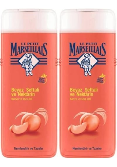 Le Petit Marseillais Duş Jeli Şeftali ve Nektarin 2 x 400 ML