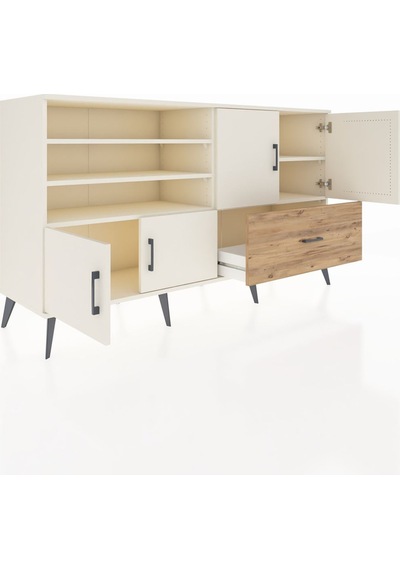 Hyperion Konsol 5 Raflı Tek Çekmeceli 4 Kapaklı 176x44x99 Aytaşı- Aytaşı-aytaşı/çam Hyperion Konsol 5 Raflı Tek Çekmeceli 4 Kapaklı 176x44x99 Aytaşı- Aytaşı-aytaşı/çam