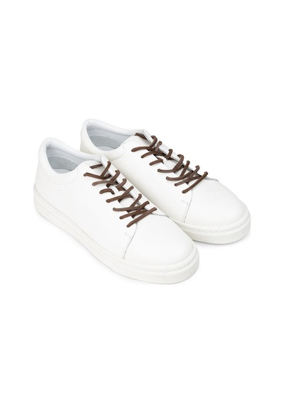 Deery Erkek Hakiki Deri Beyaz Sneaker Ayakkabı - 02004mbyzc01 Beyaz