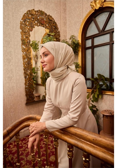 Silk Home Monogram Pamuk İpek Eşarp 130001-13 Gümüş