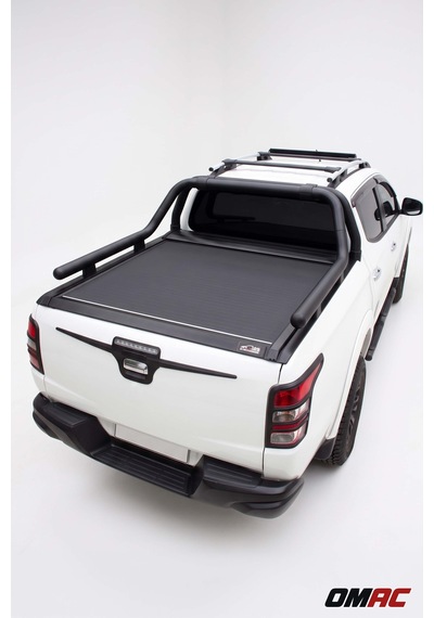 Mitsubishi L200 2015-2023 Uyumlu Araca Özel Omback Sürgülü Bagaj Kapama Siyah