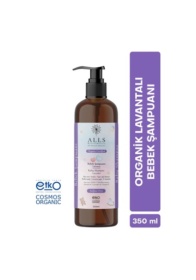 Alls Biocosmetics Organik Lavantalı Bebek Şampuanı 350 Ml