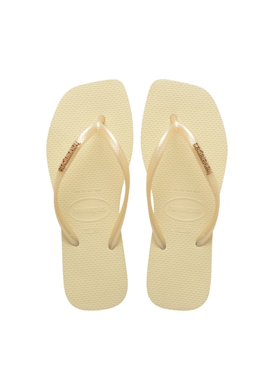 Havaianas Square Logo Metallıc Kadın Parmak Arası Terlik 4148257 4148257 9256 Krema