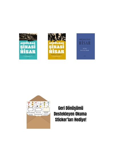 İstanbul Ve Boğaziçi Yazıları + Edebiyat Yazıları 2 + Aşk İmiş Her Ne Vâr Âlemde Ciltli + Okuma Sticker'ları