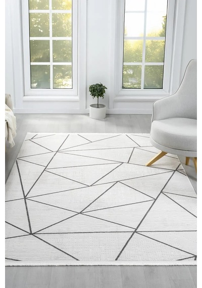 Seyran Halı Vista 5112 Antrasit Akrilik Yolluk