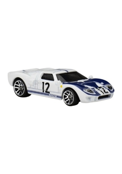Hot Wheels Silver Series Ford Gt40 - National Icons 1/64 Diecast Model Araba Çok Renkli