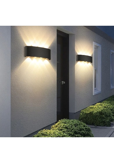 Cata Ct-8013g 15w Kapri Led Aplik Dış Mekan Günışığı Siyah