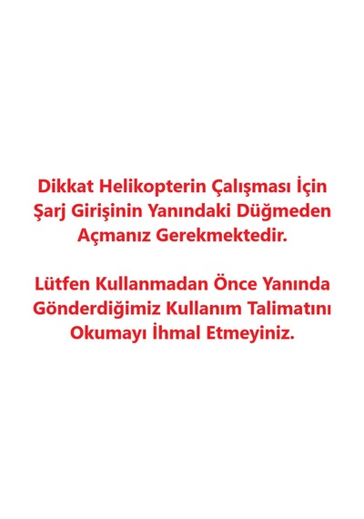 1. Kalite El Sensörlü Uzaktan Kumandalı Helikopter Şarj Edilebilir 20 Cm.