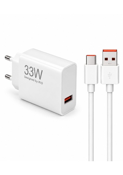 Flayse 33w Hızlı Şarj Adaptörü Ve Usb Type-c Kablo Seti