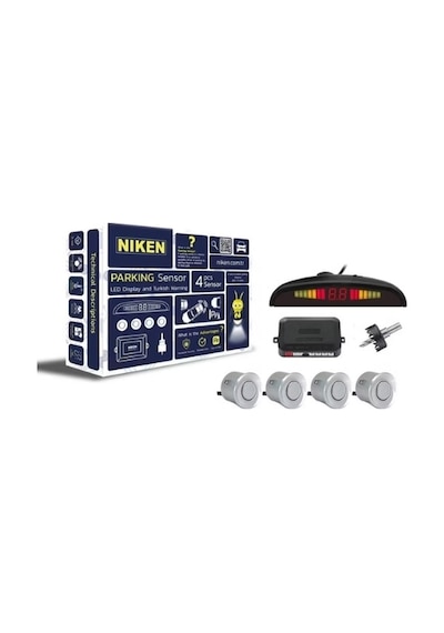 Inwells Led Ekranlı Park Sensörü Türkçe Gri 22 Mm
