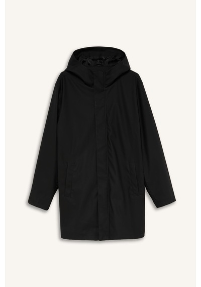 Defacto Regular Fit Su Geçirmez Kapüşonlu Astarlı Çıtçıtlı Suni Deri Parka H2892ax26aubk27 Siyah-bk27 Defacto Regular Fit Su Geçirmez Kapüşonlu Astarlı Çıtçıtlı Suni Deri Parka H2892ax26aubk27 Siyah-bk27