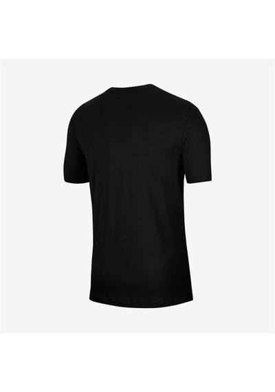 Nike U Nk Dri-fıt Tee Hbr Erkek Koşu Tişörtü SIYAH