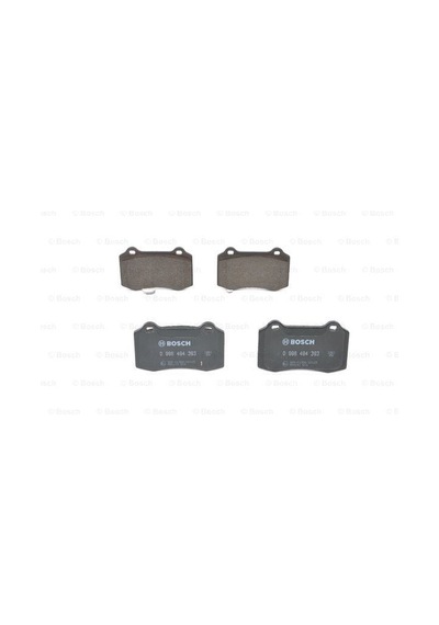 BOSCH 986494393 Disk Balata - Ön