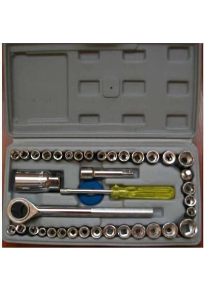 Lokma Takımı Krom Kaplı Çelik 40 Parça Cırcırlı Lokma Seti + N11.9760