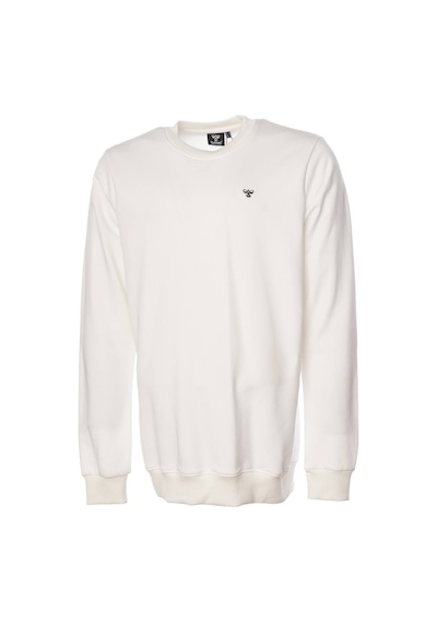 Hummel T-ıc Ico Erkek Beyaz Yuvarlak Yaka Sweatshirt Beyaz