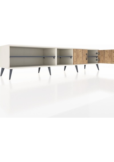 Hyperion Tv Ünitesi 3 Raflı 2 Kapaklı 220x44x51 Aytaşı-çam/antrasit Atlas Çam/antrasıt - Aytası Hyperion Tv Ünitesi 3 Raflı 2 Kapaklı 220x44x51 Aytaşı-çam/antrasit Atlas Çam/antrasıt - Aytası
