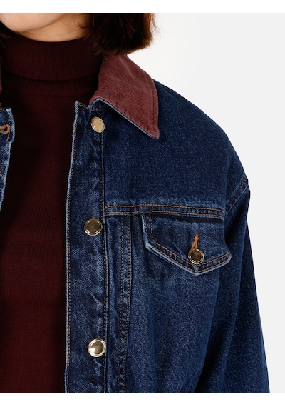 Colins Koyu Mavi Kadın Ceket Denim