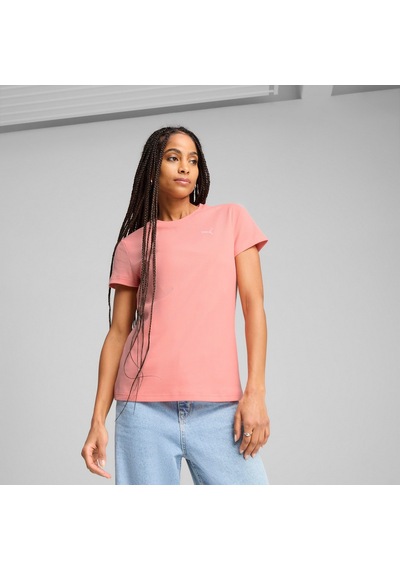 Puma 68502118 Ess Elevated Tee Kadın Spor Tişört Pembe
