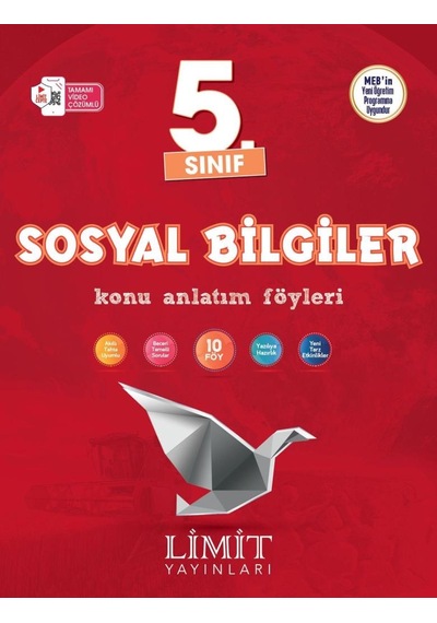Limit 2025 5. Sınıf Sosyal Bilgiler Konu Anlatım Föyleri Güncel Müfredat