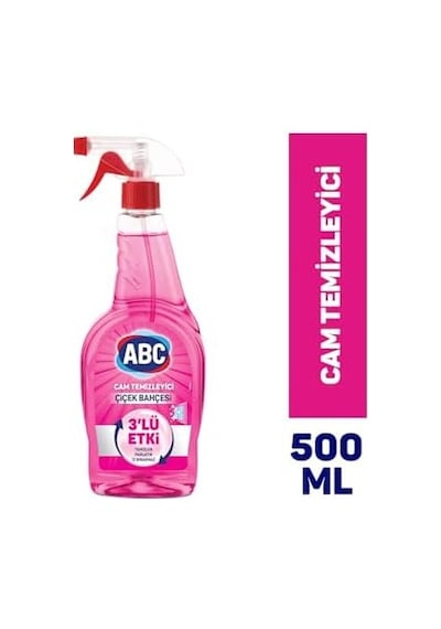 Abc Deterjan Cam Temizleyici Çiçek Bahçesi 500 Ml 1000'li Set