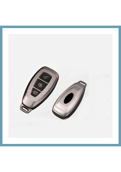 Bezos Ford Focus İle Uyumlu Silikon Oto Anahtar Kabı Kılıfı Füme Mbt06
