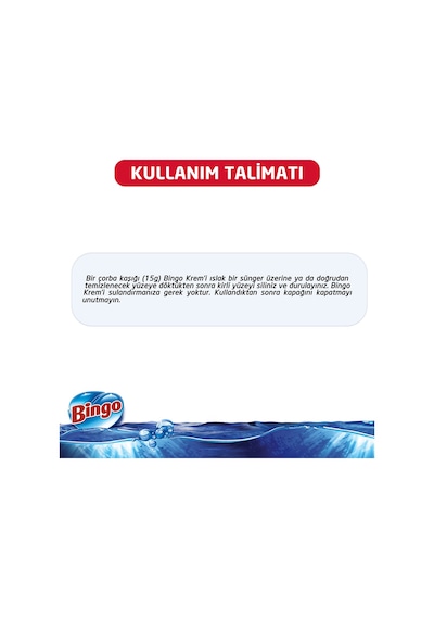 Bingo Krem Yüzey Temizleyici Limon Kokulu 4 x 750 ML