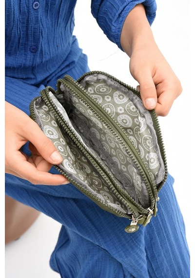 Baginn Klinkır Kumaş Mini Çapraz Askılı Kadın Çanta 571 Collection Yağmur Geçirmez El Çantası 20 10 Cm 001