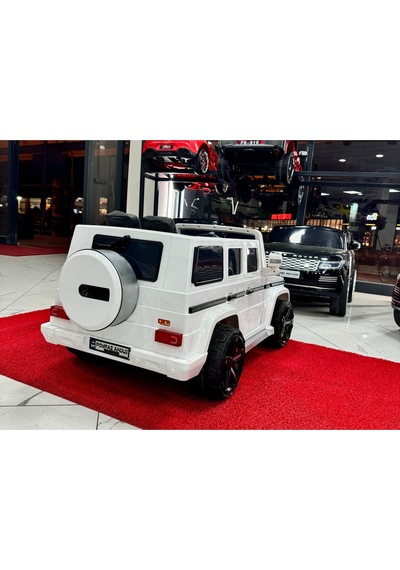 Poyraz Akülü Brabus 12v Akülü Araba 0-6yaş Özel Plaka Beyaz
