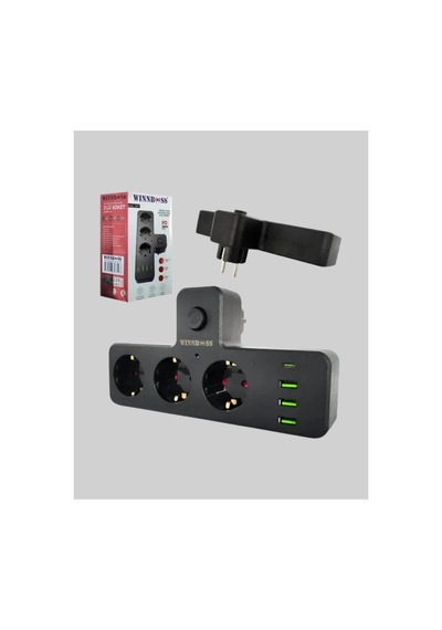 Trendlia 7 Portlu Çoklu Priz Usb Ve Type-c Girişli Akıllı Güç Ünitesi Çok Renklı 0 - 2 M