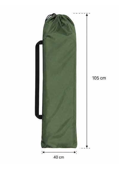 Beylini Lastikli Kamp Sandalyesi Kılıfı Omuz Askılı Piknik Plaj Piknik Katlanır Sandalye Taşıma Çantası Paraşüt Kumaş 40 X 105 Cm Yeşil