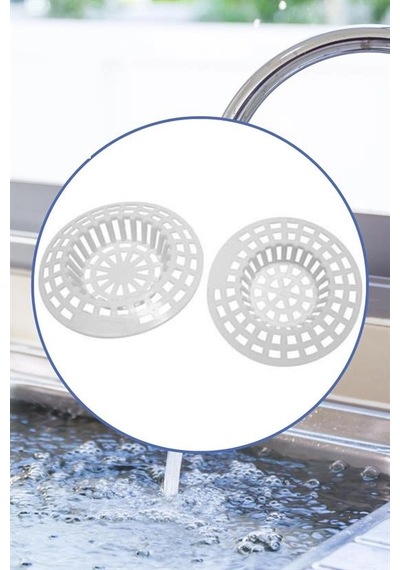 Pratik Lavabo Süzgeci 2 Adet Bx40 Çok Renkli