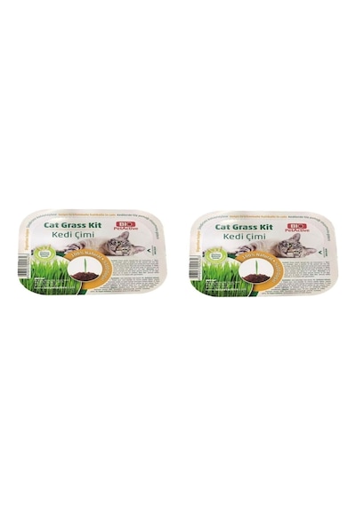 Bio Petactive Cat Grass Kit Doğal Kedi Çimi Kiti X 2 Adet