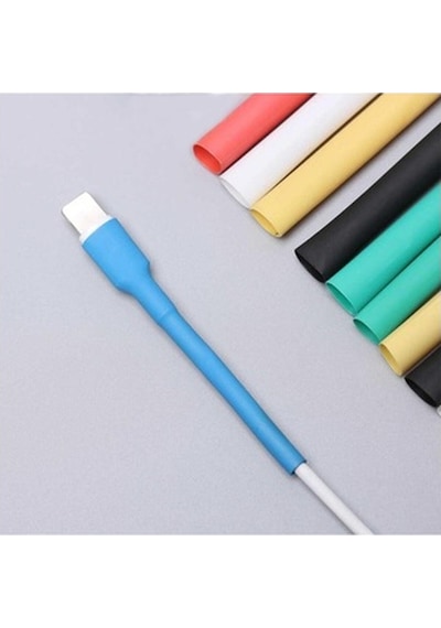 Apple Uyumlu iPhone Şarj Kablosu Koruyucu Makaron 12 Adet 6