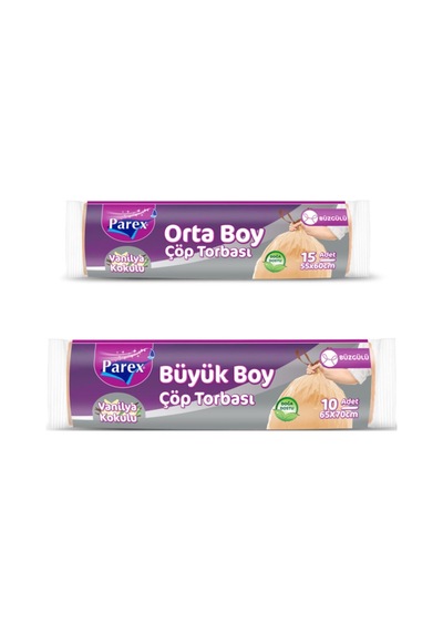 Büzgülü Vanilya Kokulu Orta Ve Büyük Boy Çöp Poşeti