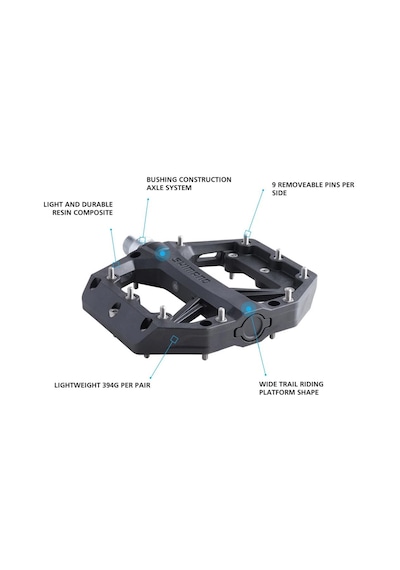 Shimano Pd-gr400 Platform Bisiklet Pedalı Siyah Epdgr400l