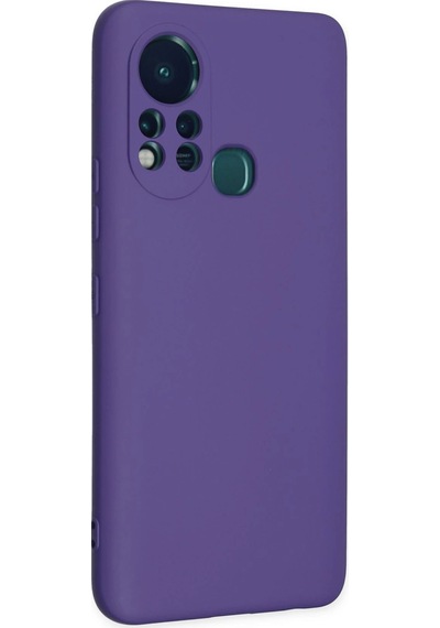 Cosmotex Newface İnfinix Hot 11s Kılıf Nano İçi Kadife Silikon - Mor