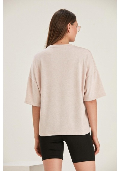 Alexandergardı Oversize Baskılı Kadın T-Shirt (B22-32000)