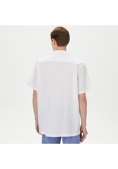 Nautica Erkek Beyaz Classic Fit Kısa Kollu Gömlek Düz W35511t Beyaz