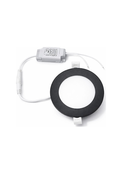 1 Adet Cata Ct 5125 Sıva Altı 6w Siyah Kasa Led Spot 3200k Gün Işığı Renkli
