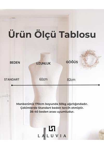 Laluvia Ekru Düğmeli Çelik Örgü Hırka - 70039