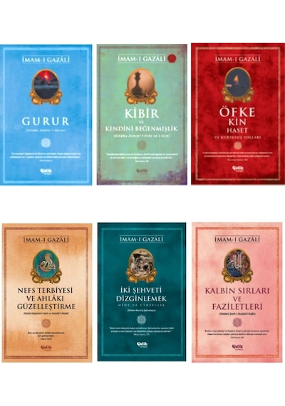 Imam-ı Gazali Iki Şehvet Dizginlemek-nefs Terbiyesi 6'lı Set