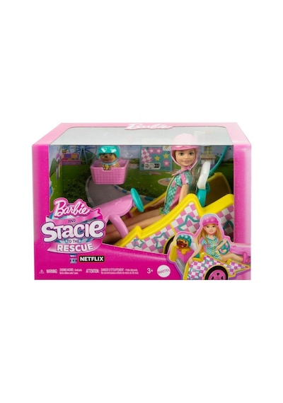 Barbie Stacie Go-Kart Yapıyor Oyun Seti HRM08