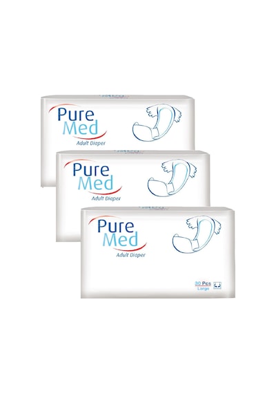 Puremed Belbantlı Hasta Bezi Large 100x150 Cm 90 Adet