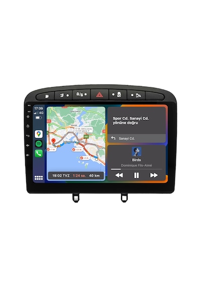 Peugeot 308 Android Multimedya Sistemi 2008-2013 Crv-4426xr