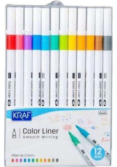 Color Liner Kalem Seti 12 Renk