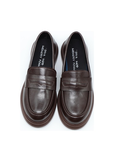 Nesilshoes Nesil Shoes Dvm 2530 Kahve Maskulen Kadın Loafer
