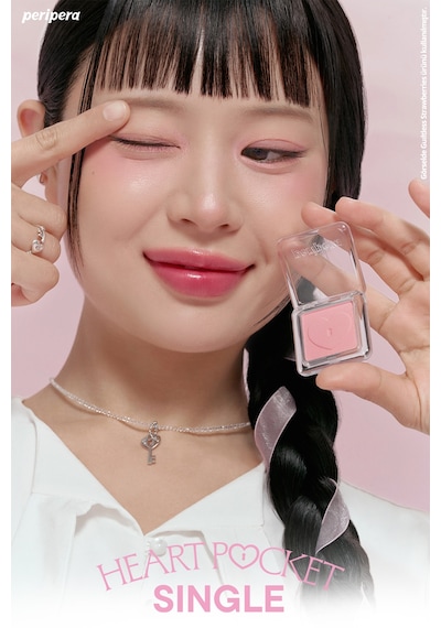 Peripera Heart Pocket Single G01 Coral Dancing Machine G01