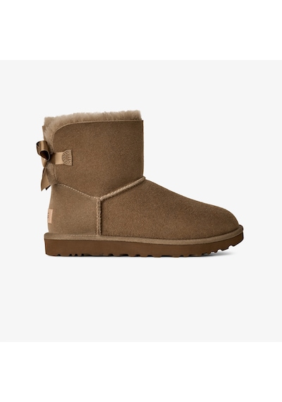 Ugg W Classic Mini Bailey Bow İi Kadın Kahverengi Bot 1016501